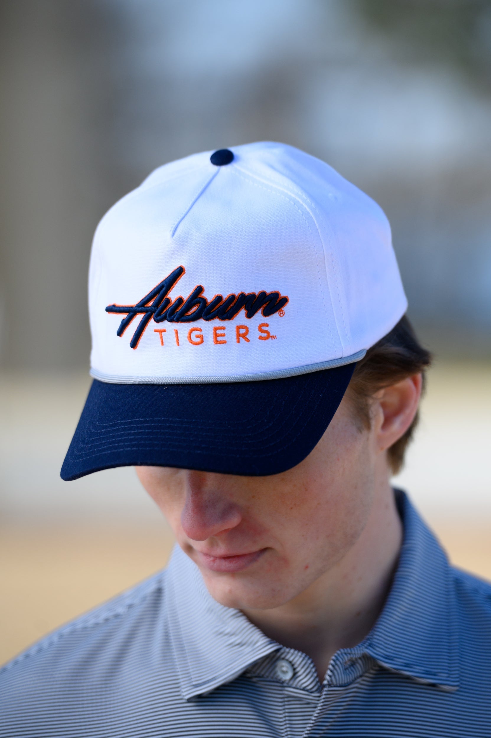 Auburn Raised Script Hat