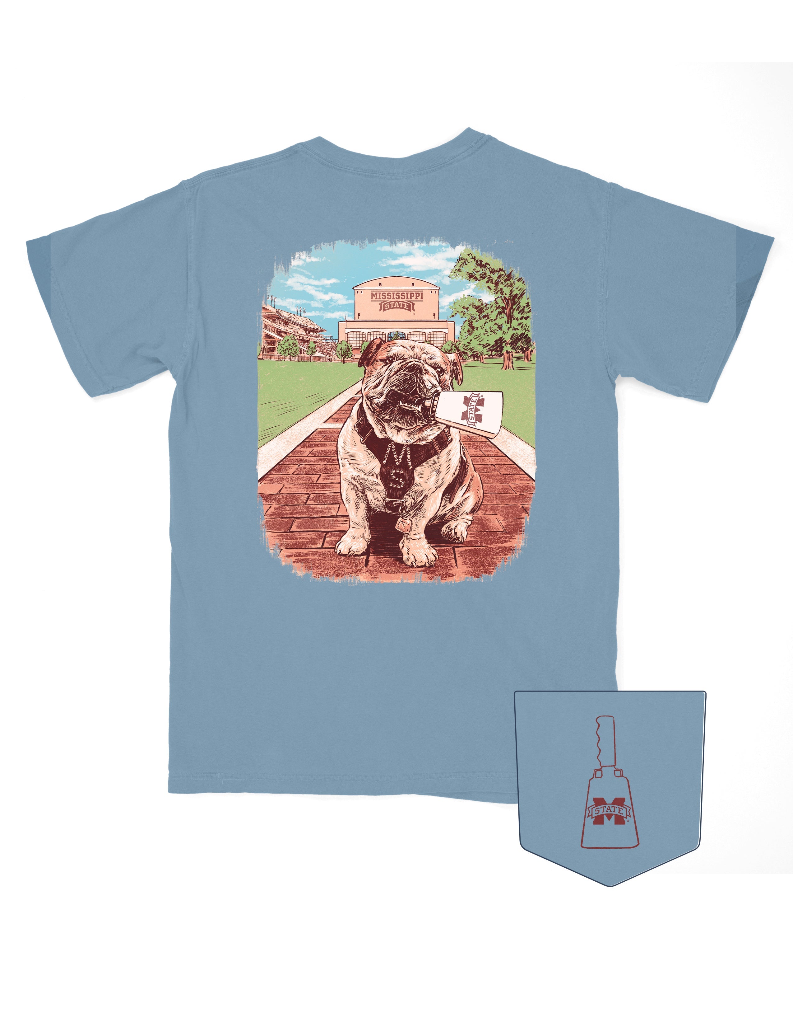 Bully's Cowbell T-Shirt (Ice Blue)