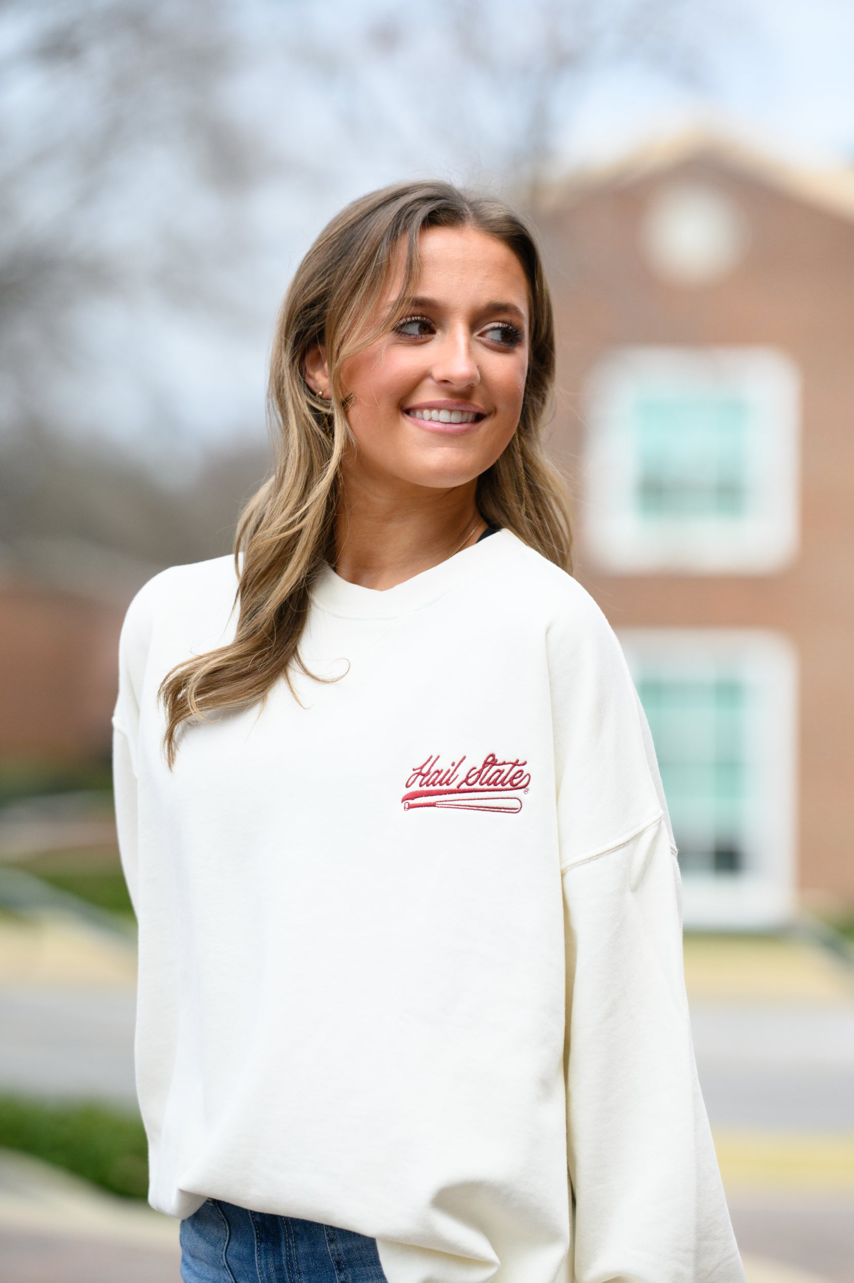 Hail State Baseball Crewneck