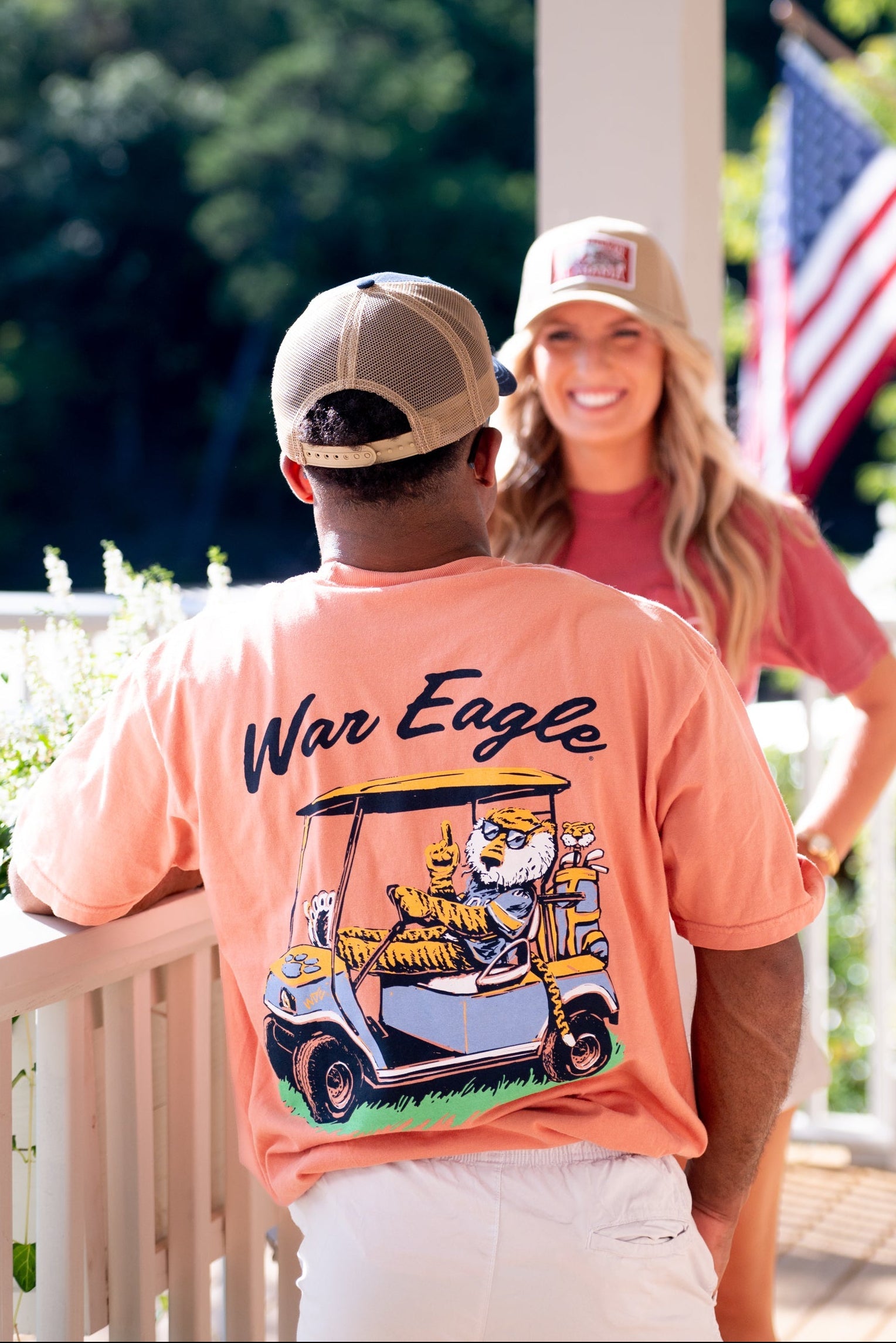 Aubie Golf Cart T-Shirt