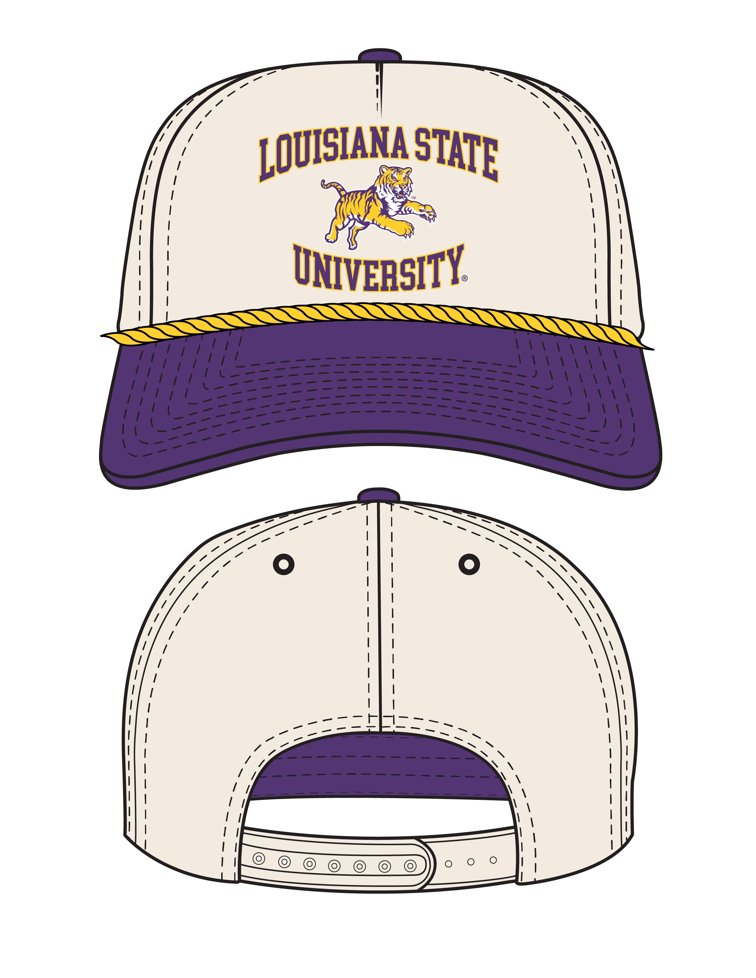 LSU Classic Two-Tone Hat