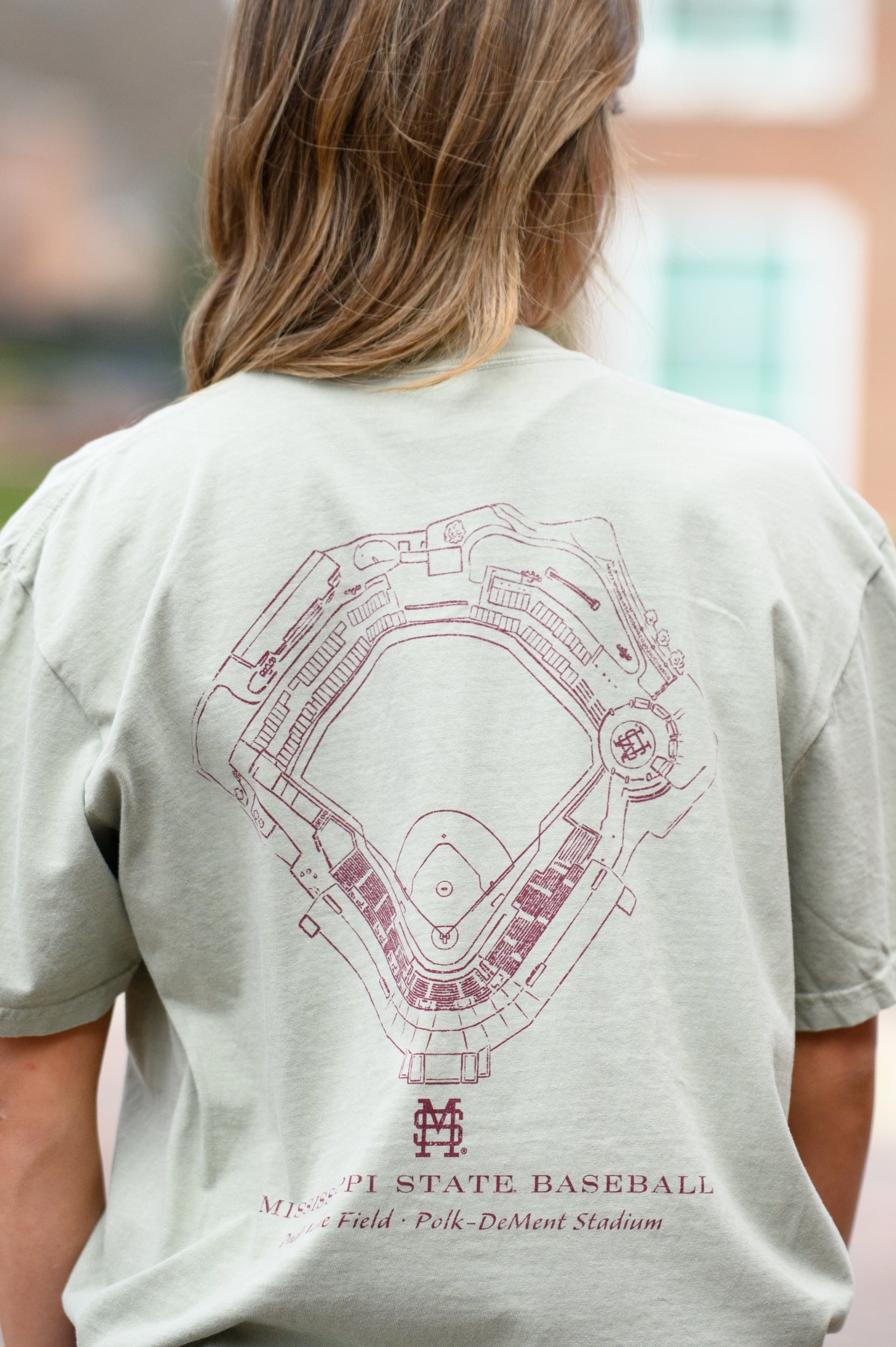 Mississippi State Baseball Blueprint Tee