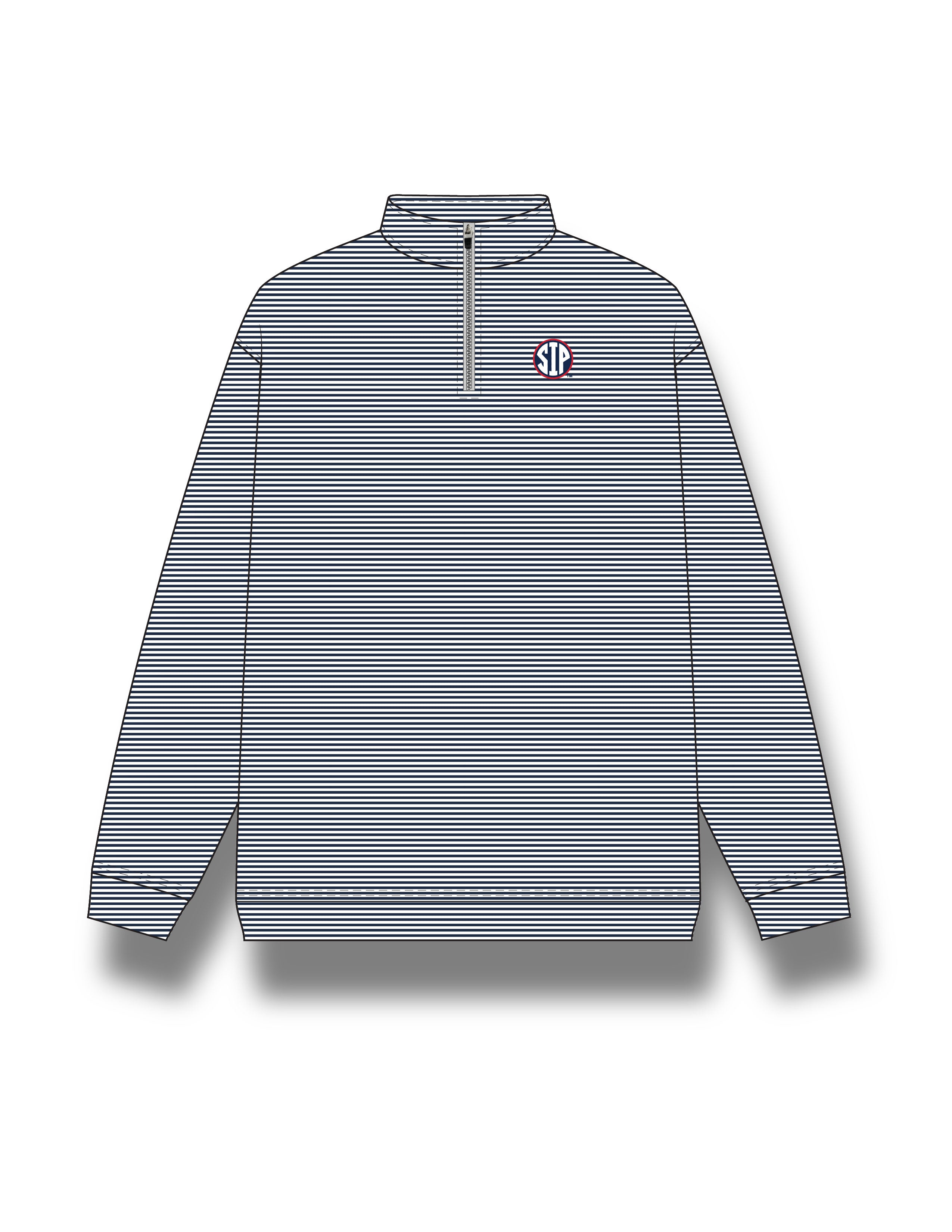 SIP Stripe Performance Pullover
